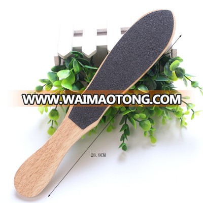 best selling wooden handle 180/240 grit sandpaper foot file